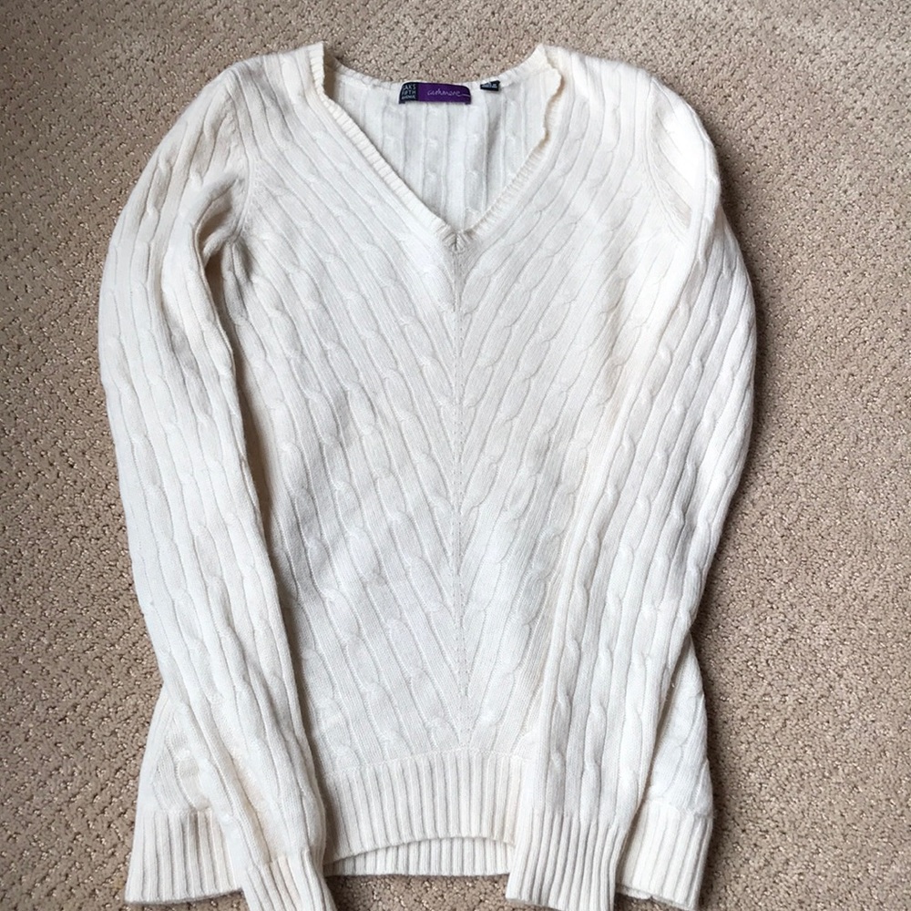 100% cashmere sweater